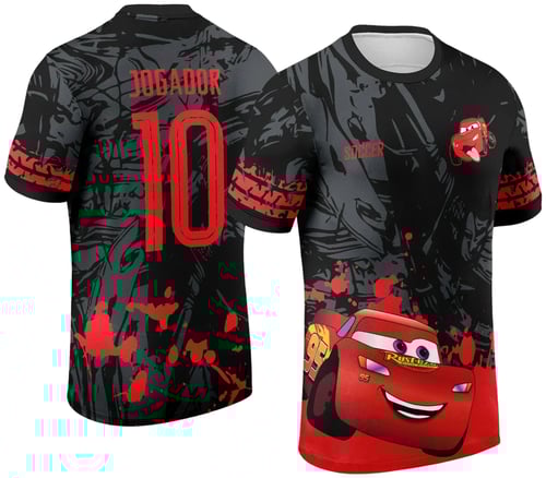 Arte Vetor Camisa de Interclasse Jogos Internos Carros 2024