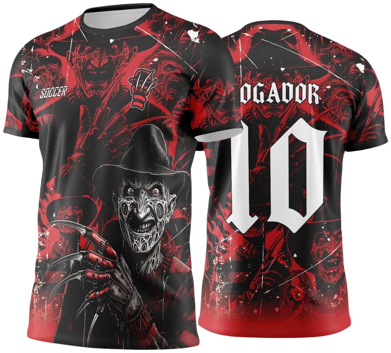 Arte Vetor Camisa de Interclasse Fredy Krueger -  Jogos Internos 2024 - 2025