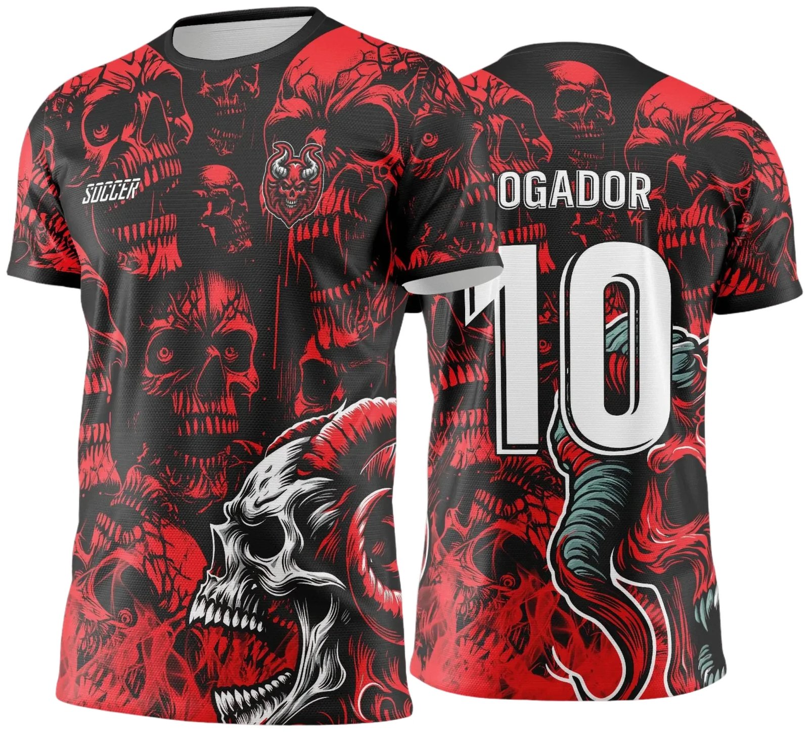 Arte Vetor Camisa de Interclasse Caveira -  Jogos Internos 2024 - 2025