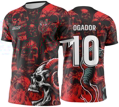 Arte Vetor Camisa de Interclasse Caveira -  Jogos Internos 2024 - 2025