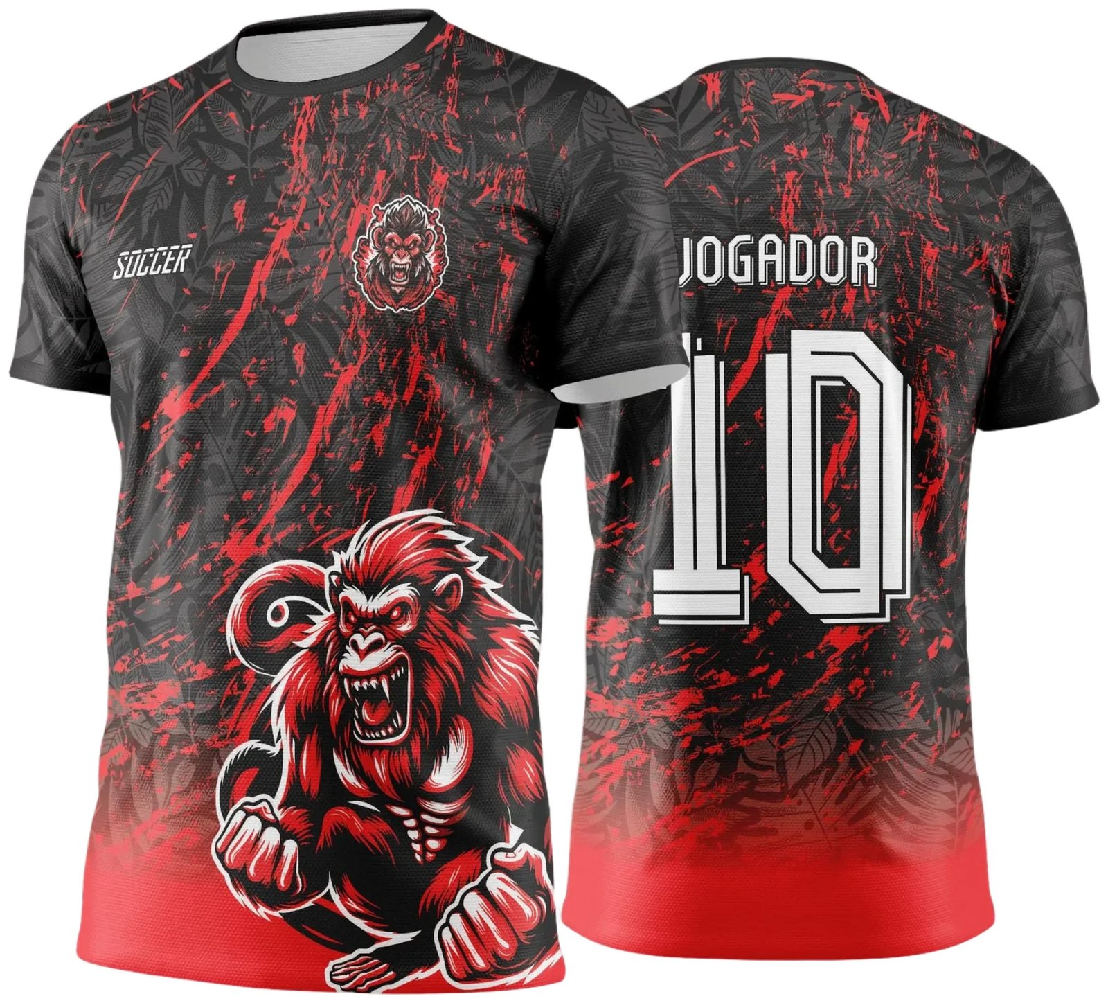 Arte Vetor Camisa de Interclasse Macaco -  Jogos Internos 2024 - 2025