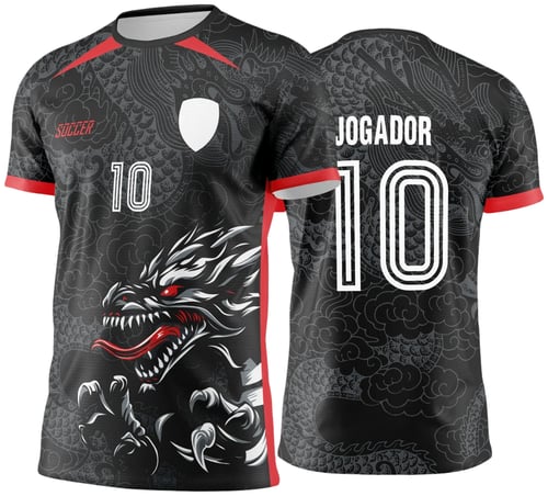 Arte Vetor Camisa de Interclasse Dragão - Jogos Internos 2024 - 2025