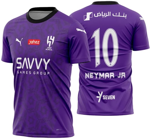 Arte Vetor Camisa Al-Hilal Terceira 2024 - 2025