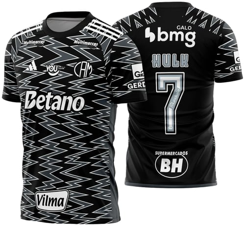 Arte Vetor Camisa Atlético Mineiro Terceira 2024 - 2025