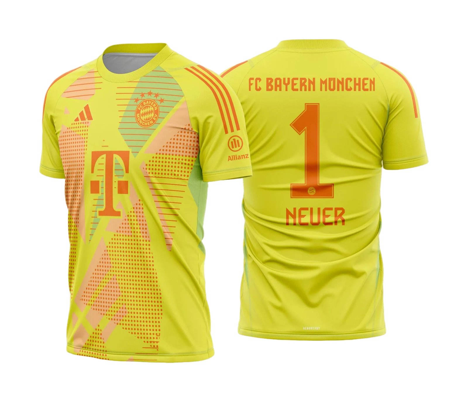 Uniforme de futebol personalizado, projetado para times amadores ou profissionais, com design moderno e arrojado. Apresenta uma combinação de cores contrastantes, logotipo ou escudo do time em destaque no peito, e detalhes gráficos na frente e nas mangas. Na parte traseira, há espaço para personalização com nome e número do jogador, garantindo identidade ao time. Ideal para jogos oficiais, amistosos ou competições, oferecendo estilo e funcionalidade.