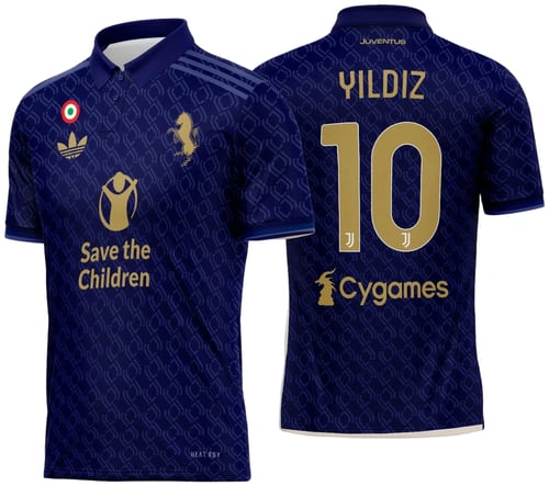 Arte Vetor Camisa Juventus Terceira 2024 - 2025