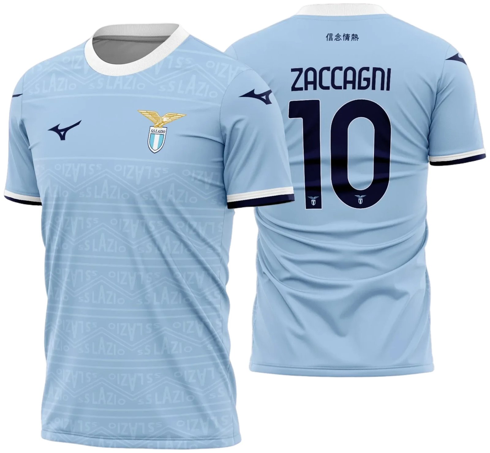 Uniforme de futebol personalizado, projetado para times amadores ou profissionais, com design moderno e arrojado. Apresenta uma combinação de cores contrastantes, logotipo ou escudo do time em destaque no peito, e detalhes gráficos na frente e nas mangas. Na parte traseira, há espaço para personalização com nome e número do jogador, garantindo identidade ao time. Ideal para jogos oficiais, amistosos ou competições, oferecendo estilo e funcionalidade.