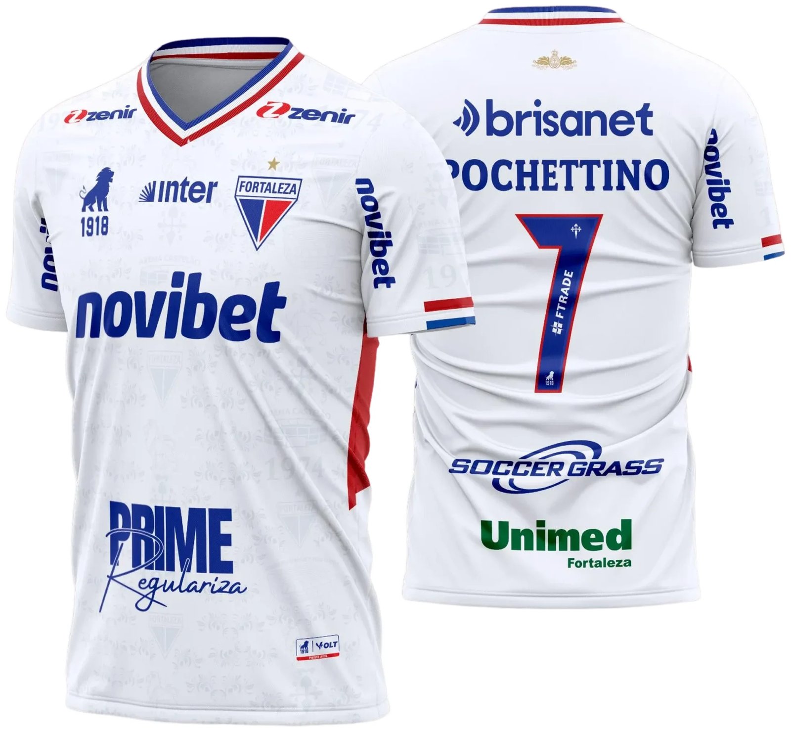 Arte Vetor Camisa Fortaleza Reserva 2024 - 2025