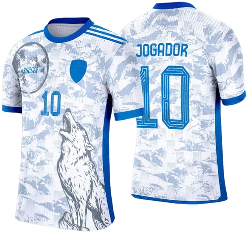 Arte Template Camisa de Interclasse 2025 | Lobo Azul