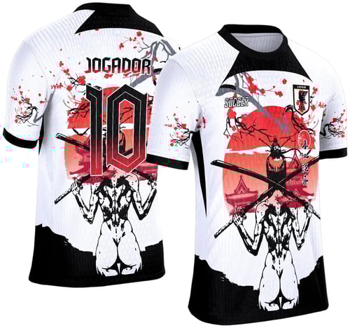 Arte Template Camisa de Interclasse 2025 | Japão Espadas