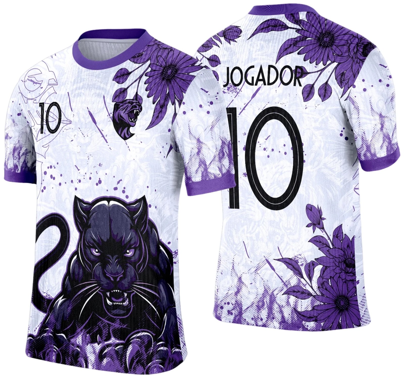 Arte Template Camisa Branca de Interclasse 2025 - Pantera Negra