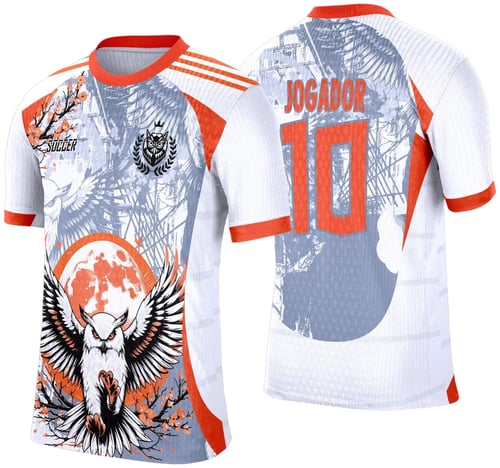 Arte Template Camisa Branca de Interclasse 2025 - Coruja