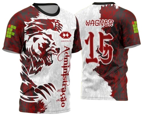 Arte Vetor Camisa de Interclasse Urso Feroz 2025