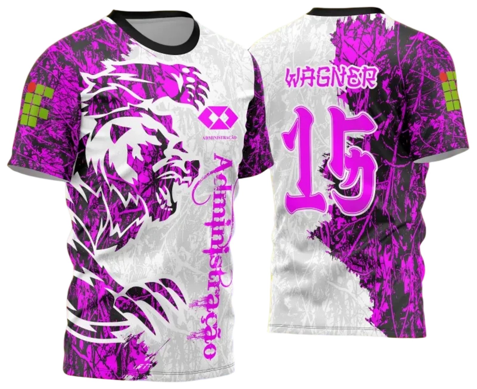 Arte Vetor Camisa de Interclasse Urso Feroz 2025