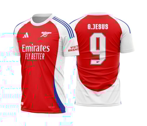 Arte Vetor Camisa Arsenal Titular 2024 - 2025