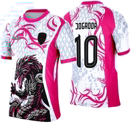 Arte Vetor Camisa de Interclasse Escolar 2025: DRAGÃO