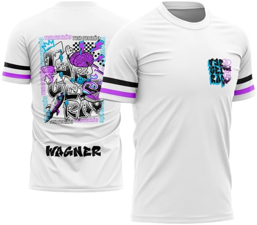 Camisa Terceirão Foguete com Particulas