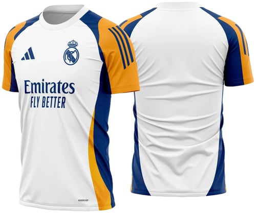 Arte Vetor Camisa Real Madrid Pré-Jogo Especial 2024 - 2025
