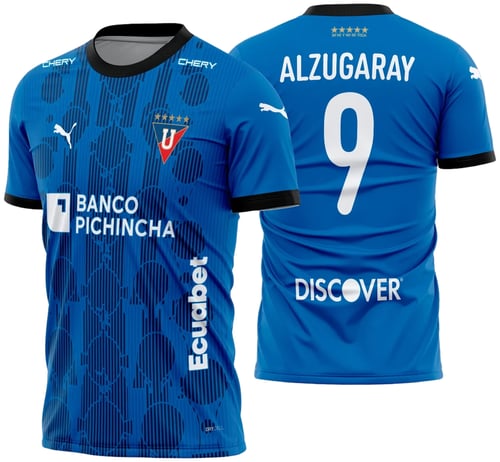 Camisa LDU Quito Quarta 2024 - 2025 - Arte Vetor