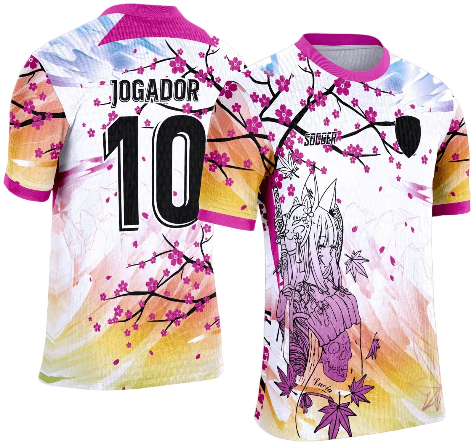 Camisa de Interclasse - Arte Vetor - Anime