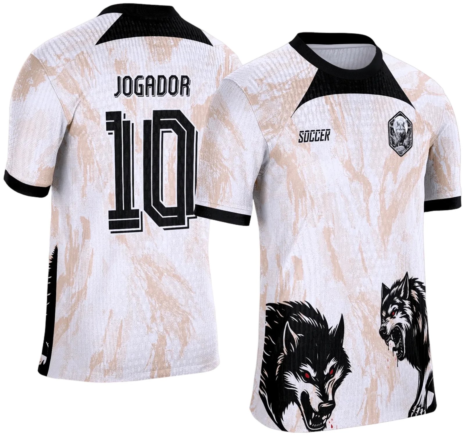 Camisa de Interclasse - Arte Vetor - Lobo