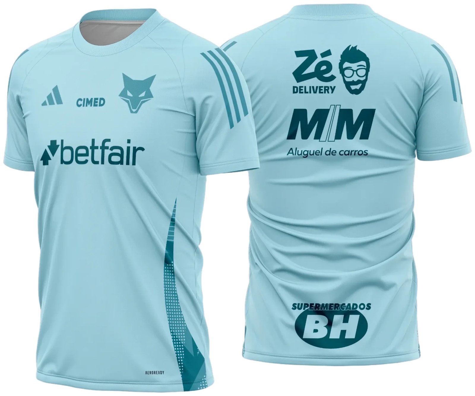 Camisa do Cruzeiro Treino 2025 - 2026 - Arte Vetor