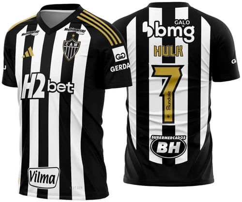 Arte Vetor - Camisa Atlético MG Titular 2024 - 2025