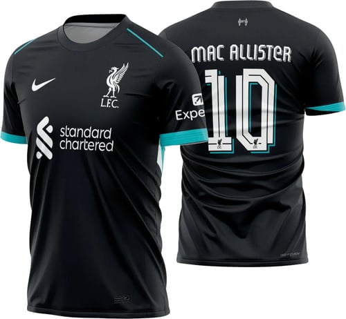 Arte Vetor - Camisa Liverpool Reserva 2024 - 2025