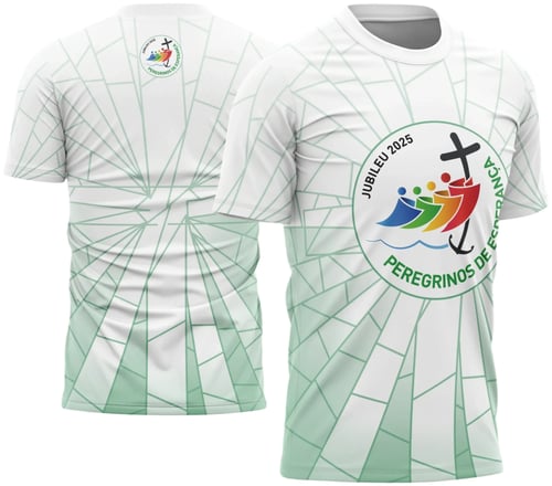 Arte Vetor Camisa de Religião - Peregrinos de Esperança