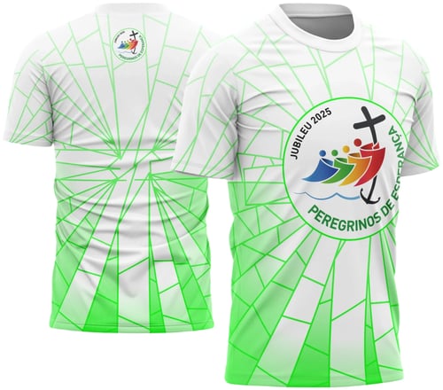 Arte Vetor Camisa de Religião - Peregrinos de Esperança