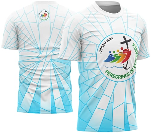 Arte Vetor Camisa de Religião - Peregrinos de Esperança