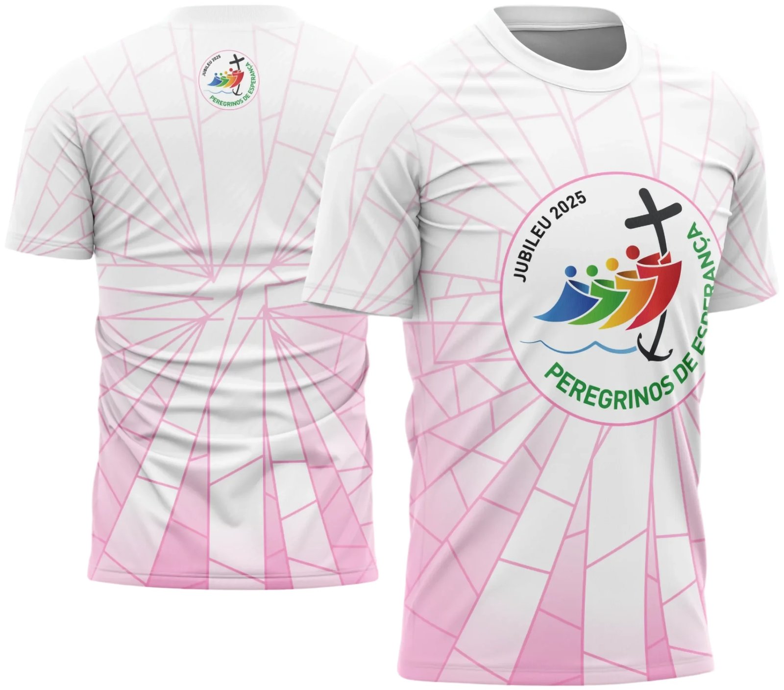 Arte Vetor Camisa de Religião - Peregrinos de Esperança