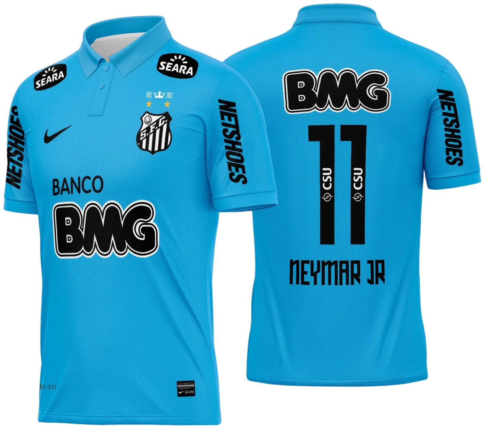 Arte Vetor Camisa Santos Terceira 2012 - 2013