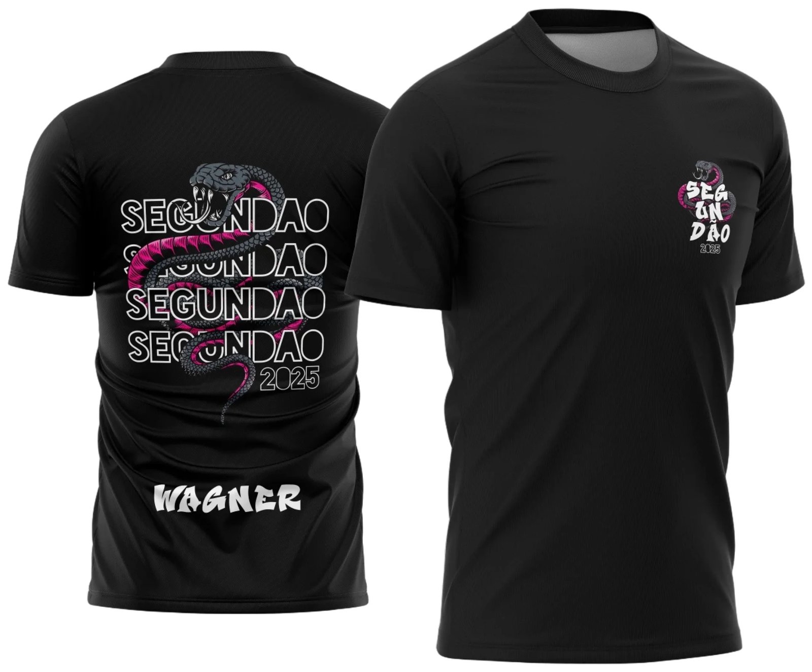 Arte Vetor Camisa Segundão Cobra