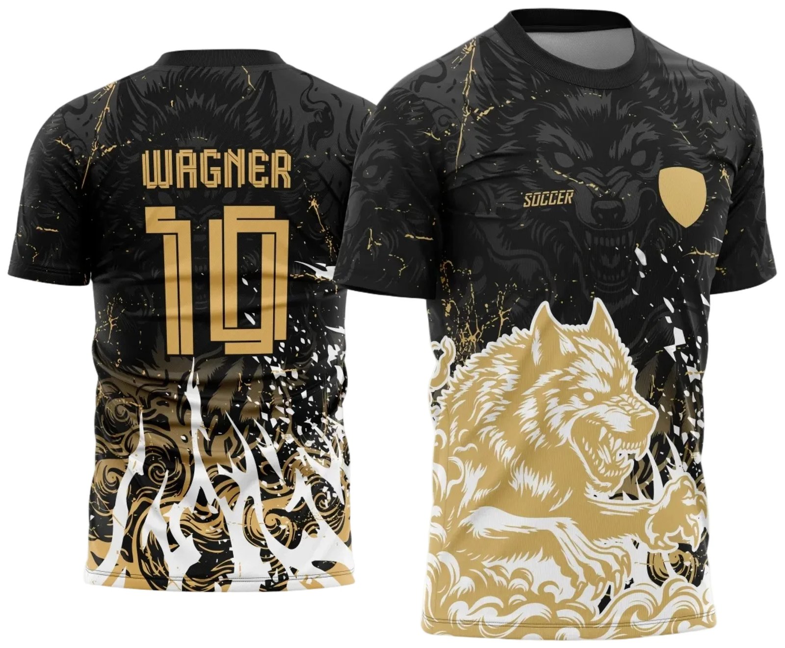 Arte Estampa Camisa Interclasse Lobo