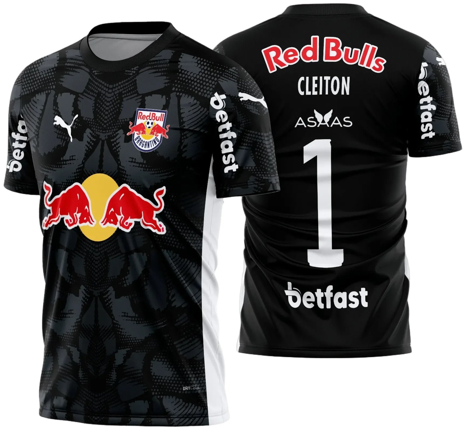 Arte Vetor Camisa RB Bragantino Goleiro I 2025 - 2026