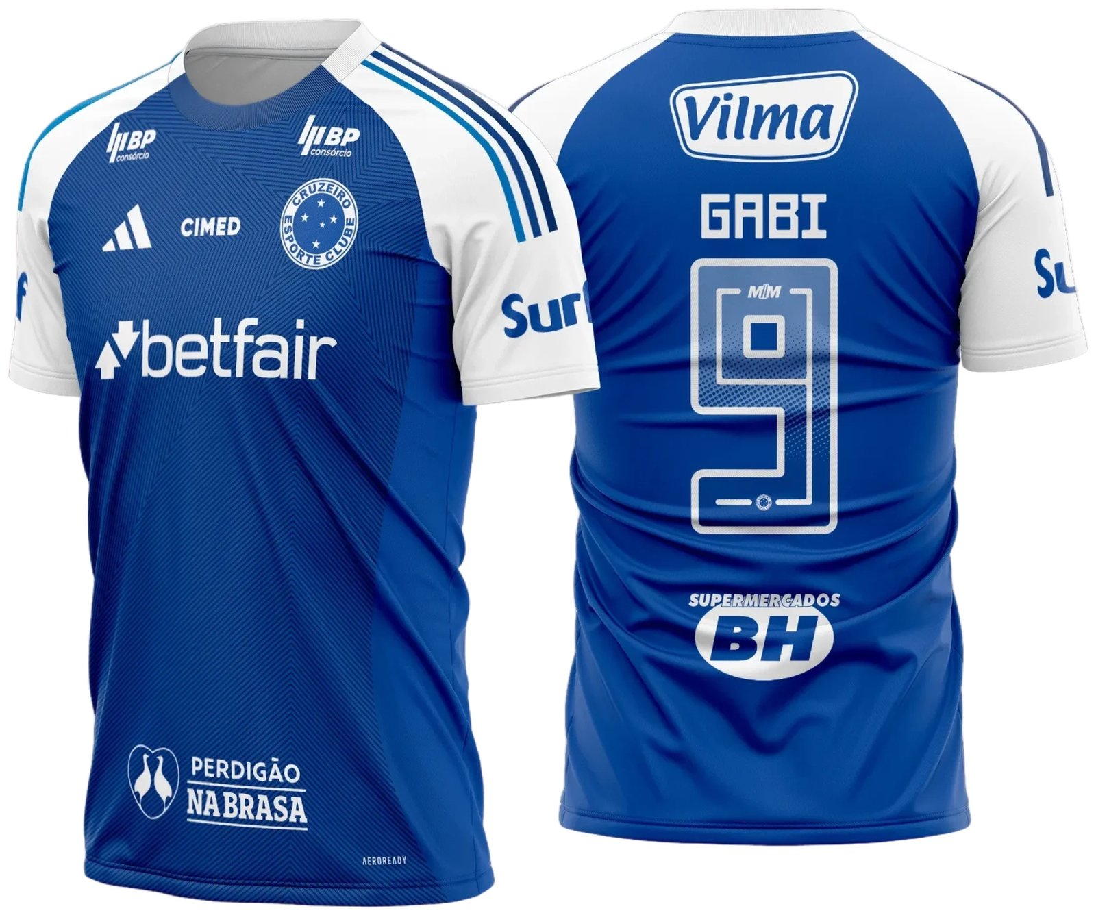 Arte Vetor Camisa do Cruzeiro Titular 2025 -2026