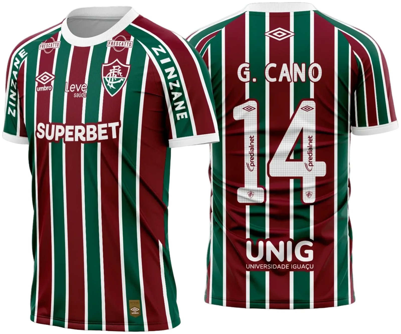 Arte Vetor Camisa Fluminense Titular 2025 - 2026
