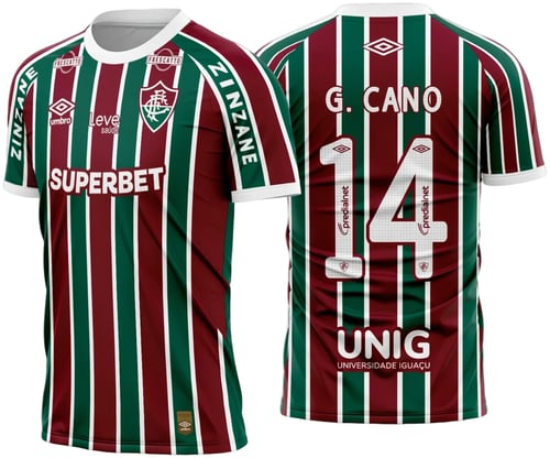 Arte Vetor Camisa Fluminense Titular 2025 - 2026