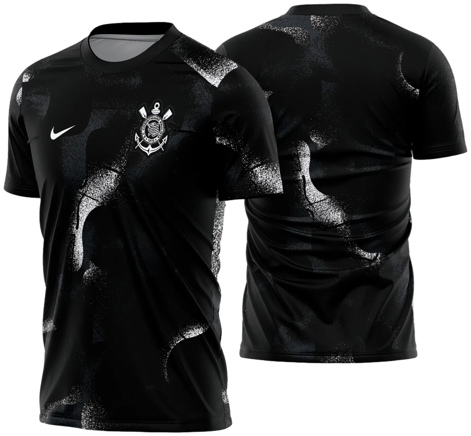 Arte Vetor Camisa do Corinthians Pré-Jogo 2025 - 2026