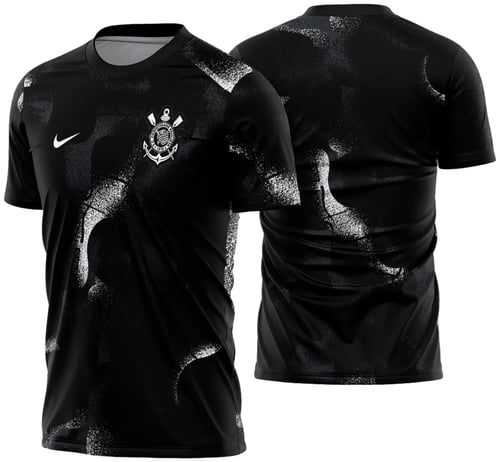 Arte Vetor Camisa do Corinthians Pré-Jogo 2025 - 2026