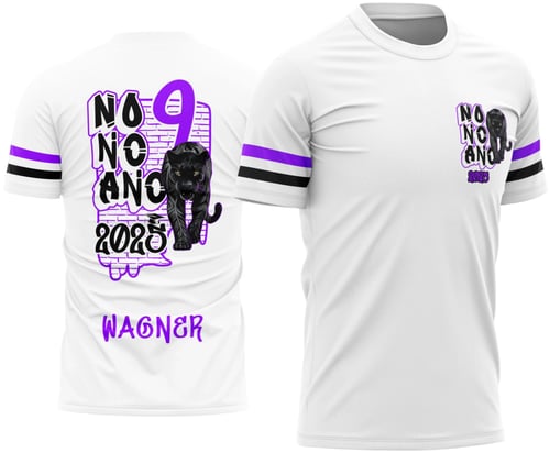 Camisa do Nono Ano Graffiti Pantera Negra