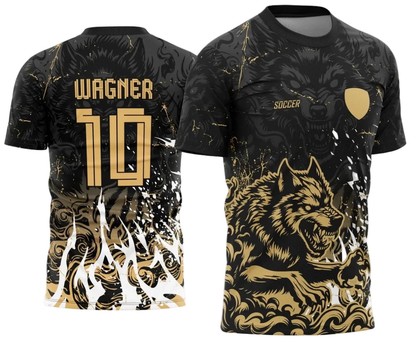 Arte Estampa Camisa Interclasse Lobo