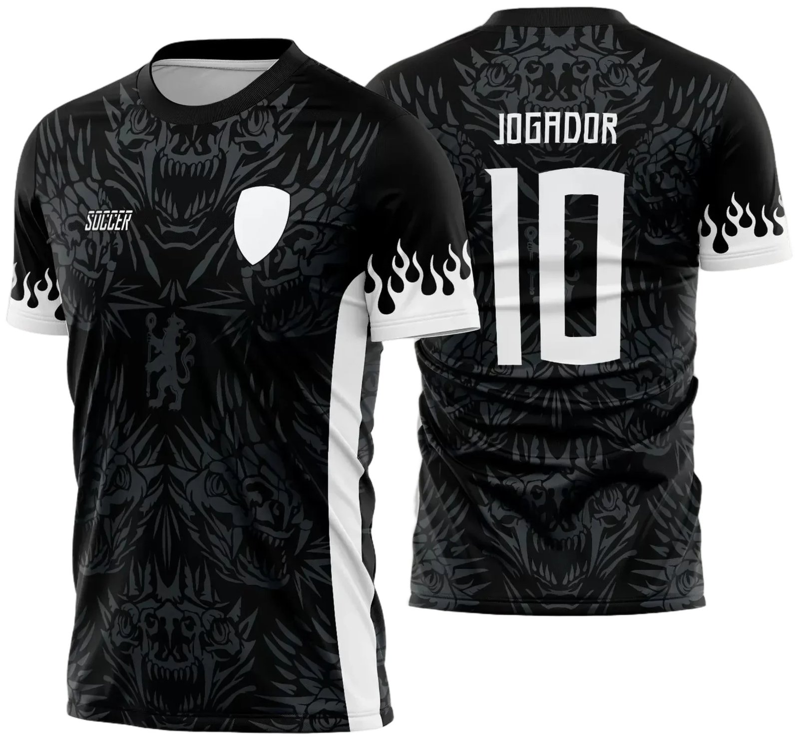 Arte Vetor Camisa Interclasse Dragão 2025 Ossos
