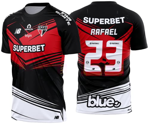 Arte Vetor Camisa São Paulo Goleiro 2025 - 2026