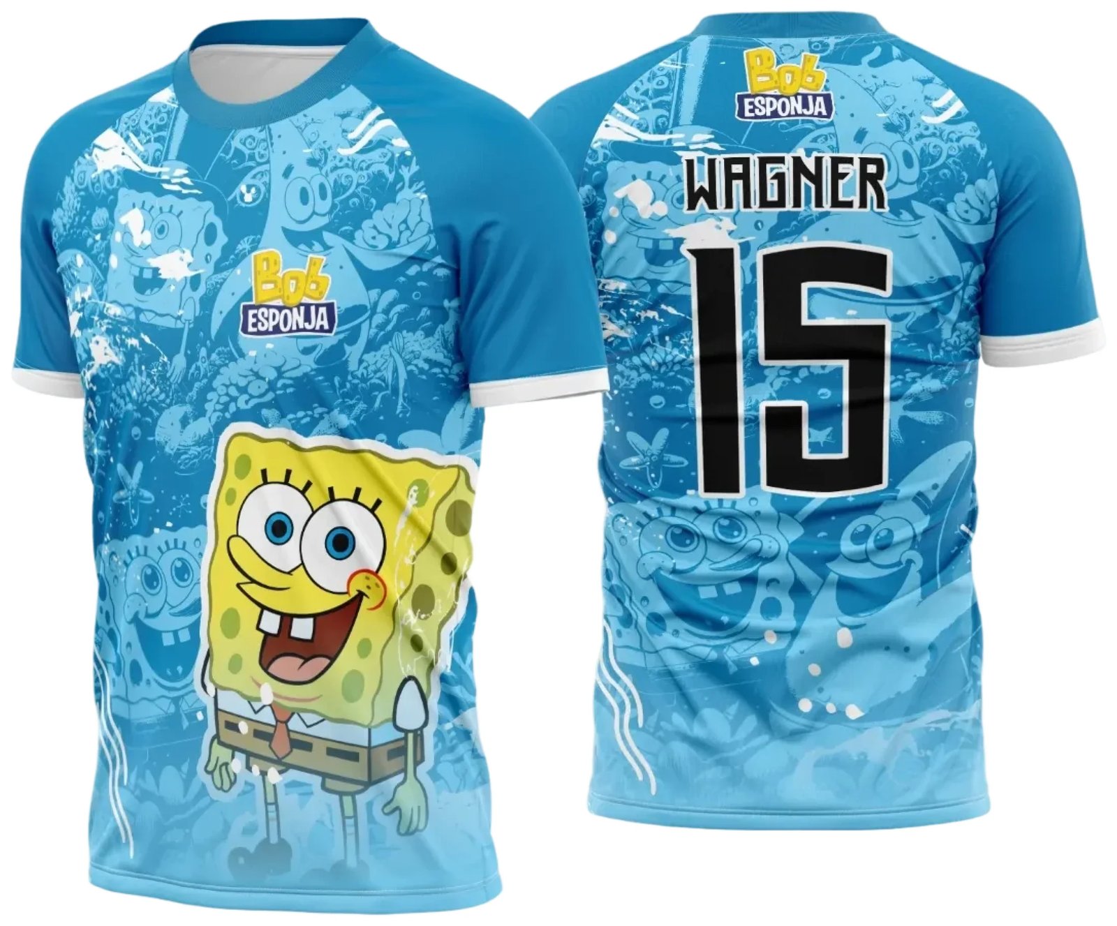 Arte Vetor Camisa de Interclasse Bob Esponja 2025