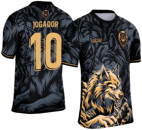 Arte Vetor Camisa de Interclasse Lobo 2025