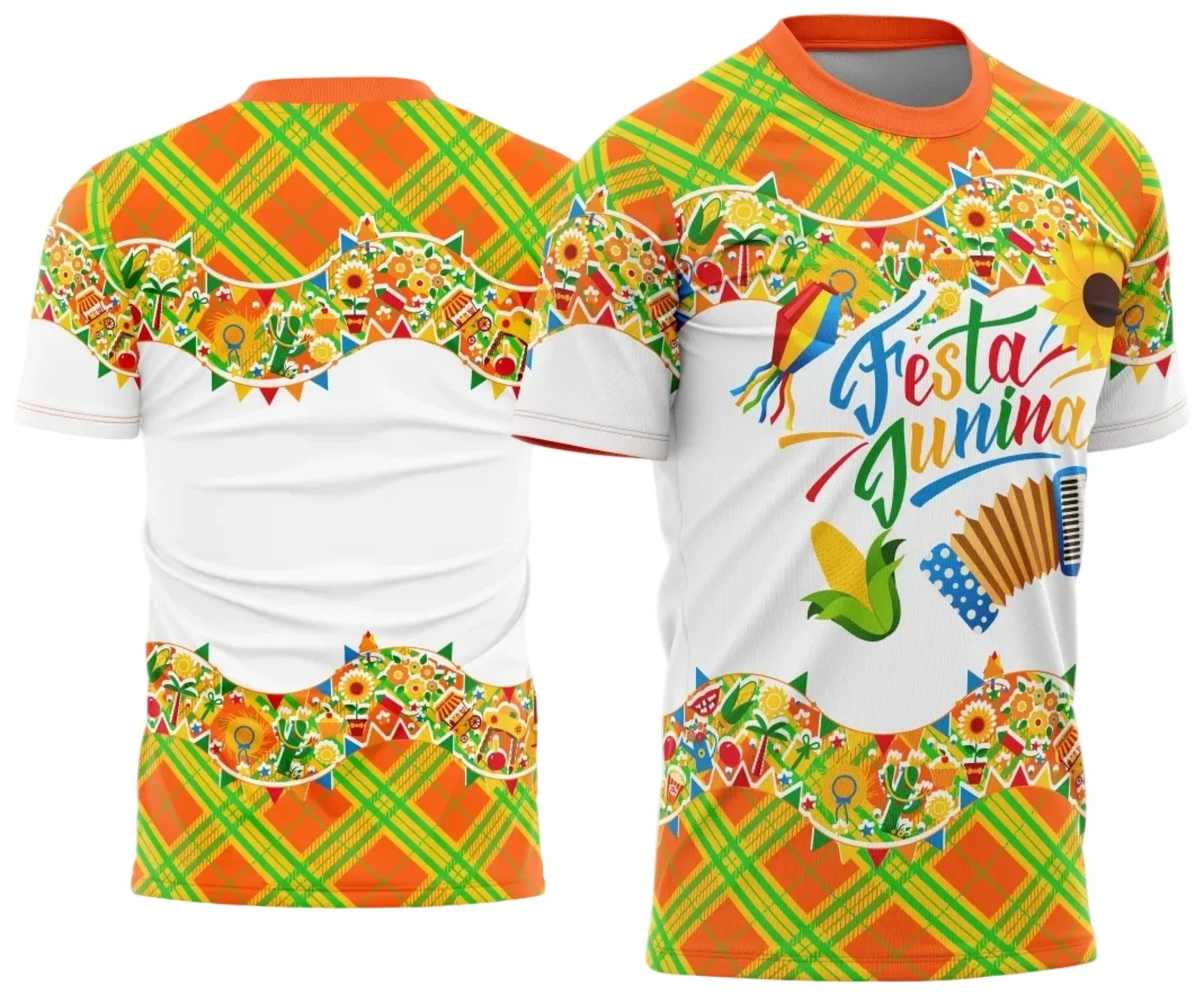 Arte Estampa Camisa Festa Junina Arraiá 2025