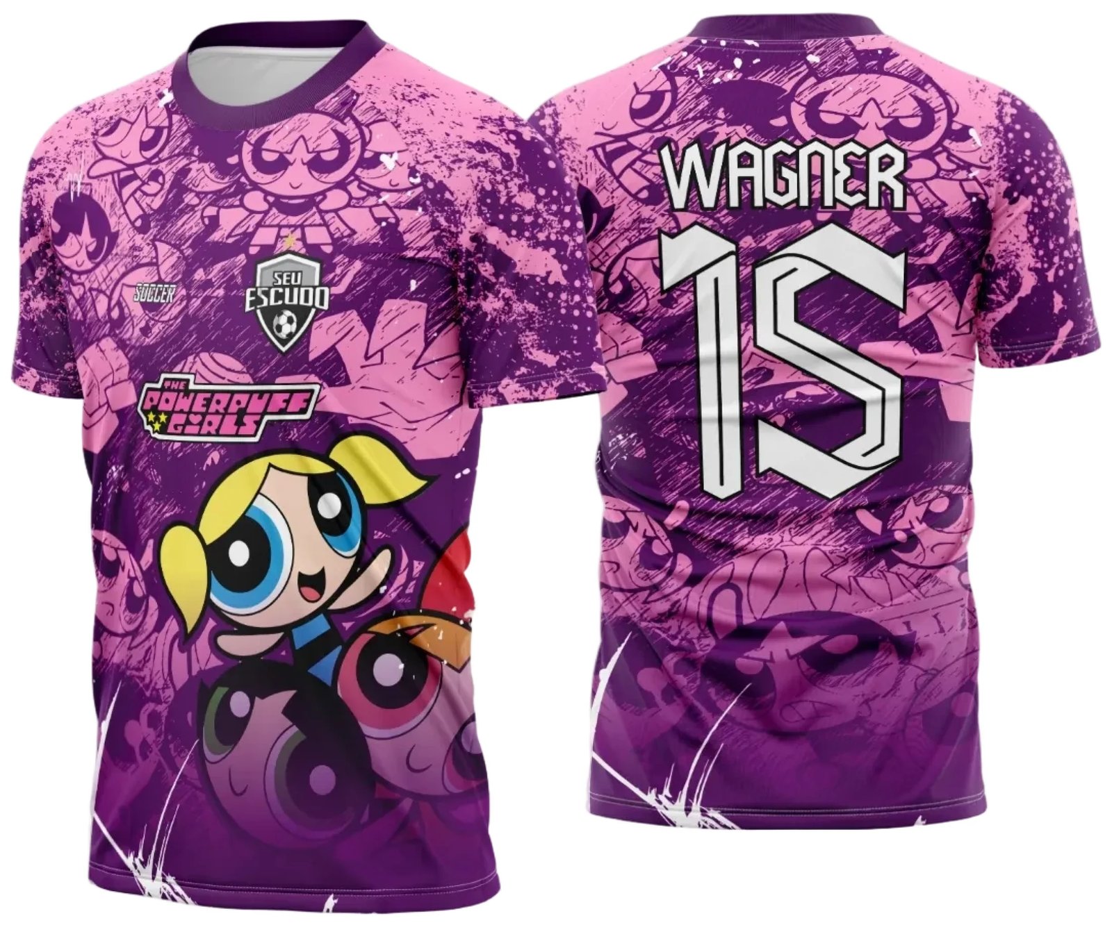 Arte Vetor Camisa Interclasse Meninas Superpoderosas 2025