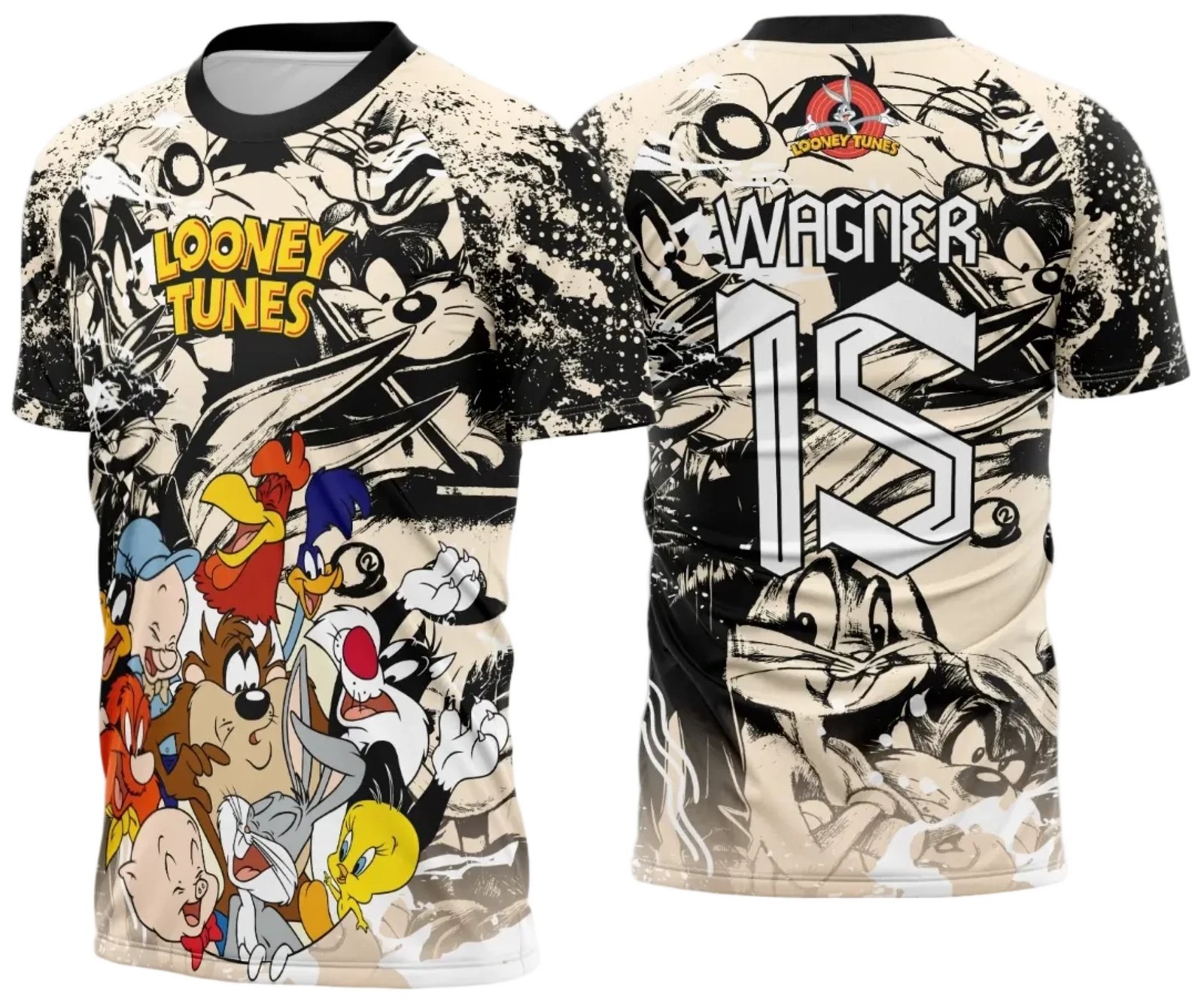 Arte Vetor Camisa Interclasse Looney Tunes 2025